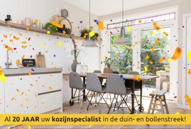 Bijster Kozijnen - kunststof kozijnen - 20 jaar kozijnspecialist - 8 zekerheden- 20 jaar uw kozijnenspecialist in duin- en bollenstreek